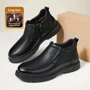 Golden Camel Brand Leather Shoes for Men's High Quality Oxhide Non-slip Velvet Handmade Casual Man Shoes 2026 Spring New Loafers