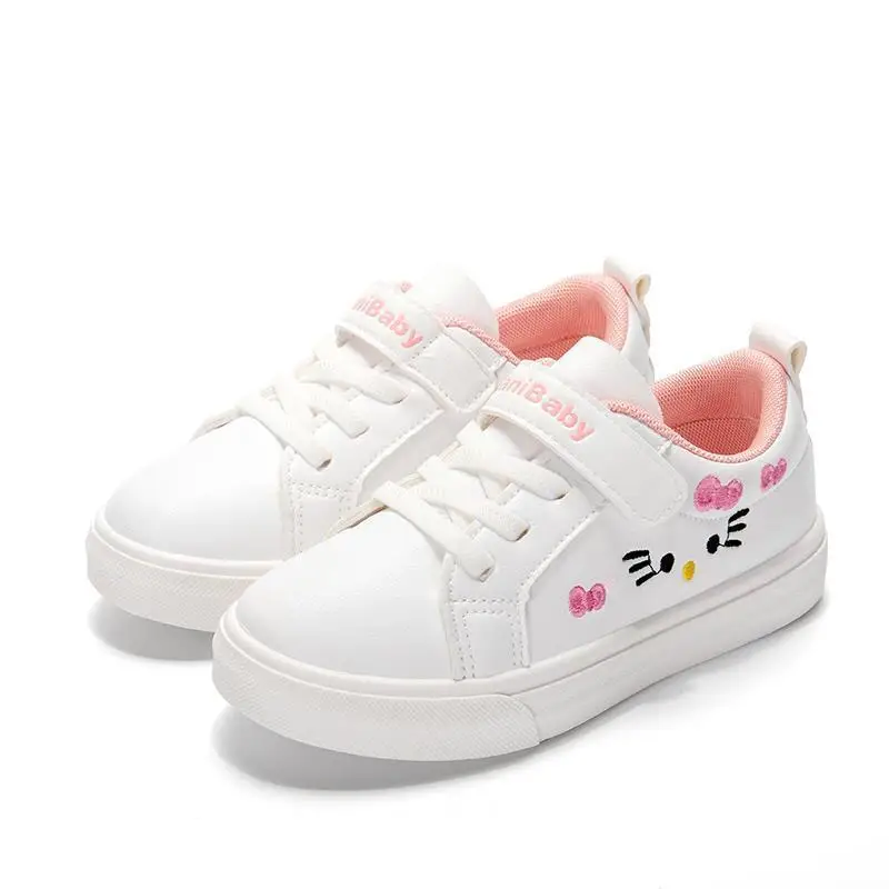 Kids White Sneakers 2025 Fall Slip Resistant Durable Spring Autumn Shoes for Girls 4-16 Years Old Fashion Casual Sports Shoes - Image 5